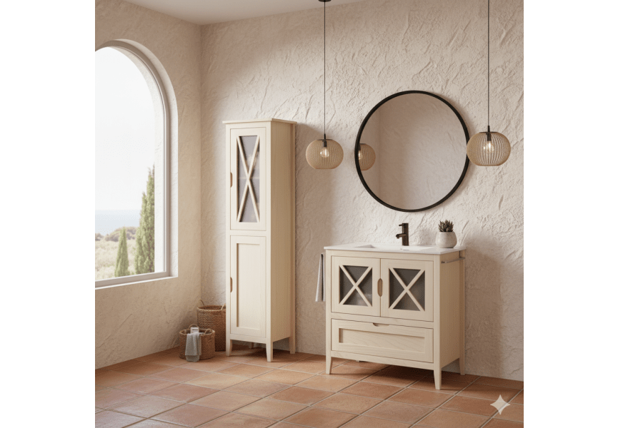 Conjunto mueble de baño Kai Bruntec principal 3
