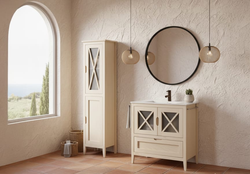 Conjunto mueble de baño Kai Bruntec principal 3