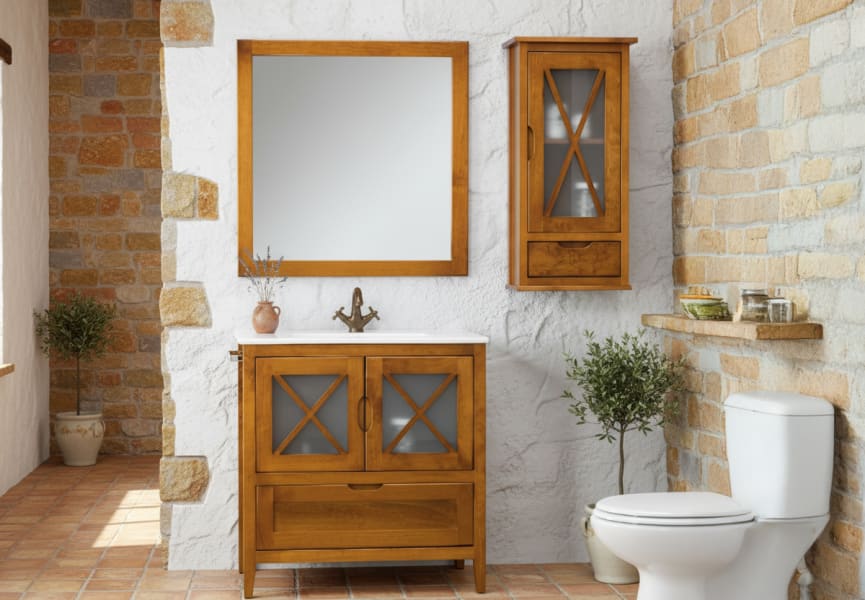 Conjunto mueble de baño Kai Bruntec principal 0