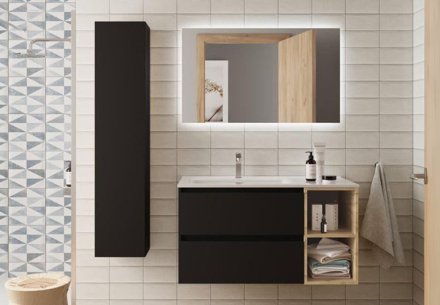 Conjunto mueble de baño Bequia Salgar principal 2