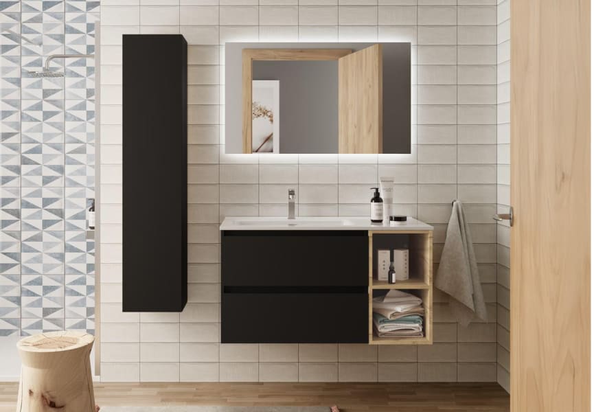 Conjunto mueble de baño Bequia Salgar principal 2