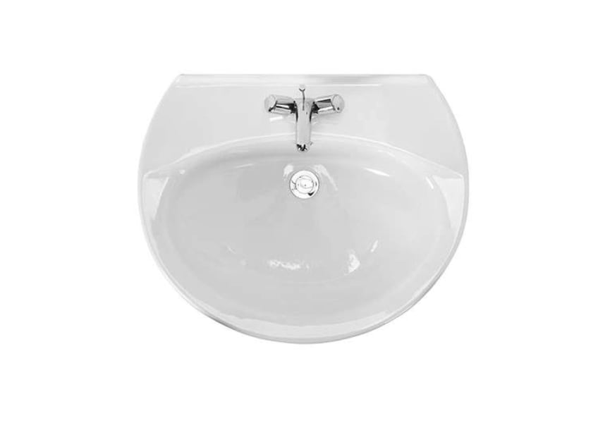 Lavabo con pedestal Benissa Unisan Sanidusa detalle 1