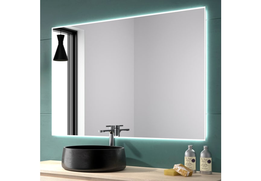 Espejo de baño con luz LED Santorini Eurobath principal 0