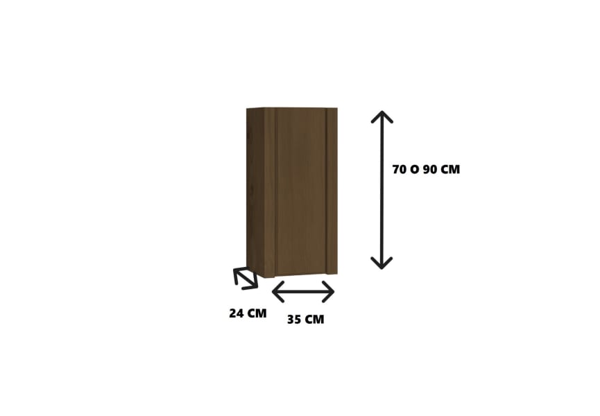 Colgar de baño Laponia Bruntec croquis 5