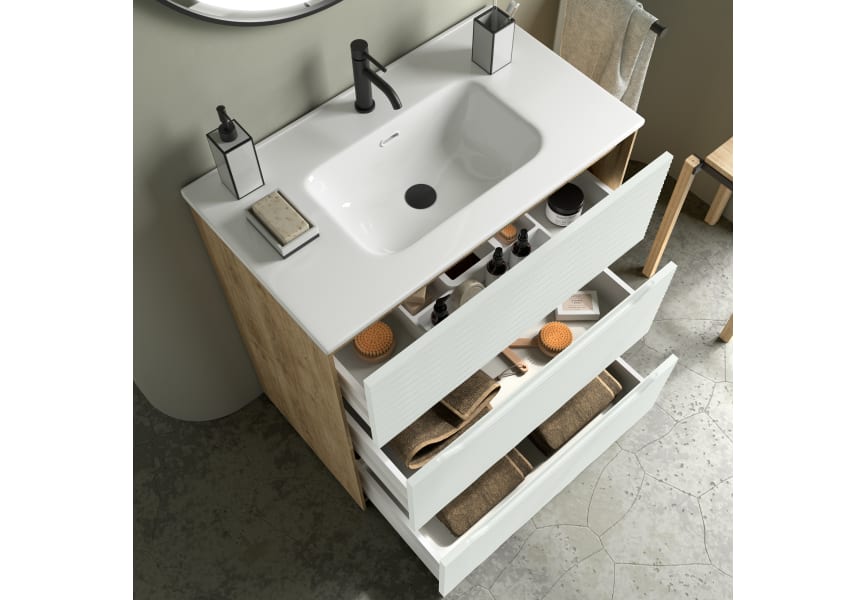 Conjunto mueble de baño Nubia Coycama detalle 11