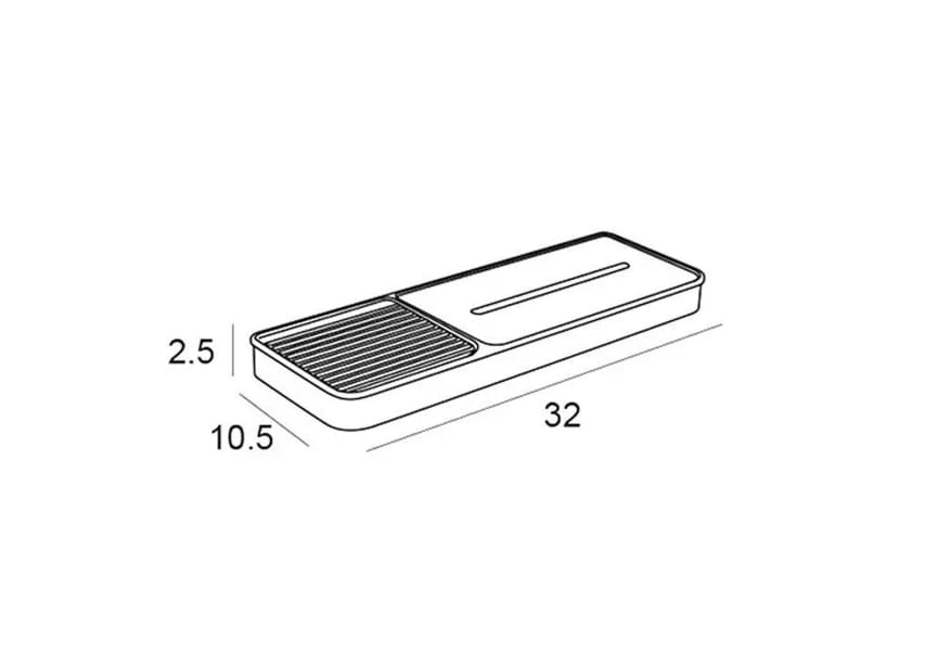 Estante para ducha Eco 6500 Manillons Torrent Croquis 4