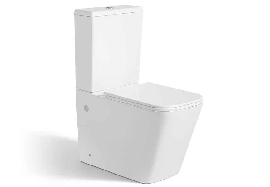 Inodoro compacto Rimless Square de Bruntec principal 1