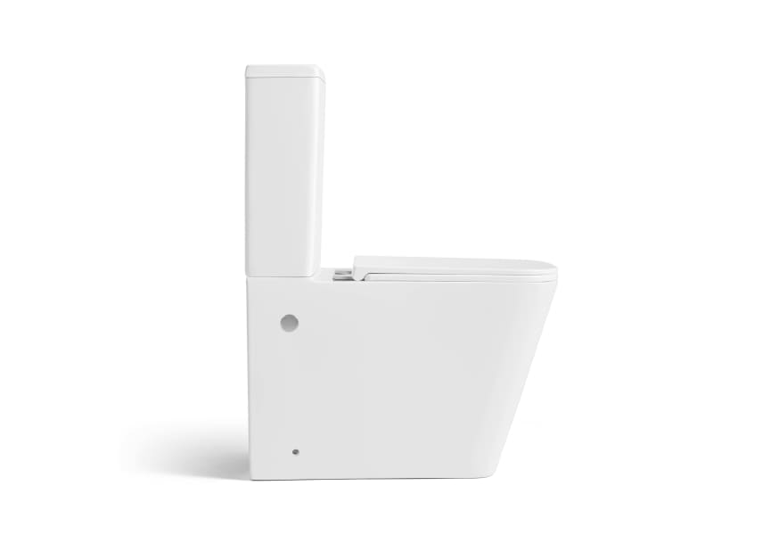 Inodoro compacto Rimless Square de Bruntec detalle 5