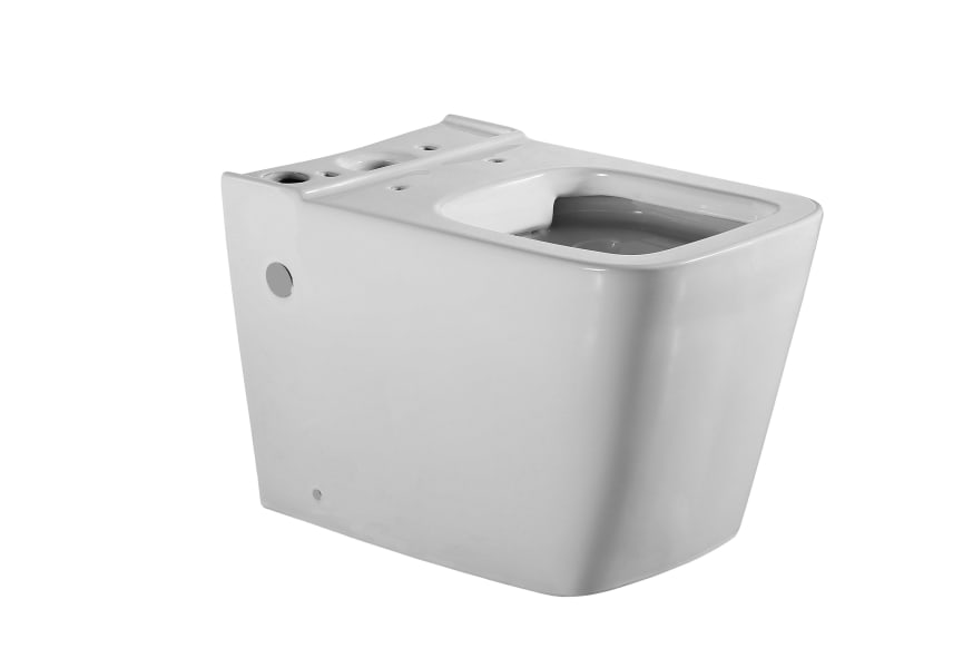 Inodoro compacto Rimless Square de Bruntec detalle 2