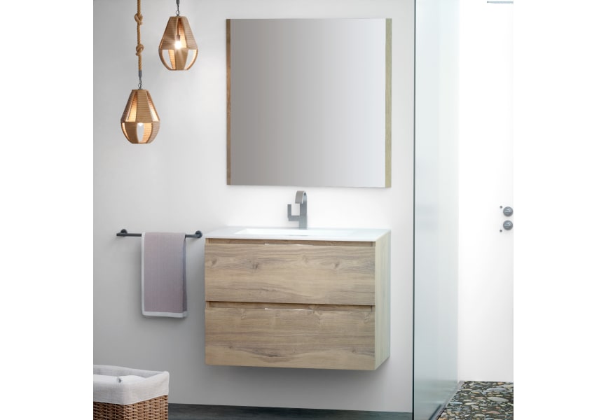 Mueble de baño fondo reducido 37.8 cm Aqua Campoaras principal 1