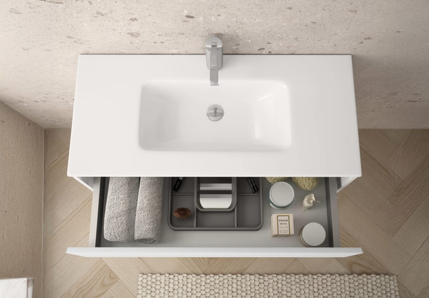 Mueble de baño fondo reducido 37.8 cm Aqua Campoaras detalle 26