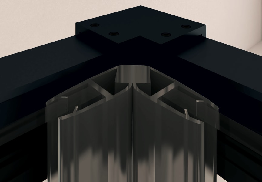 Mampara de ducha Elite 300 Bruntec detalle 2