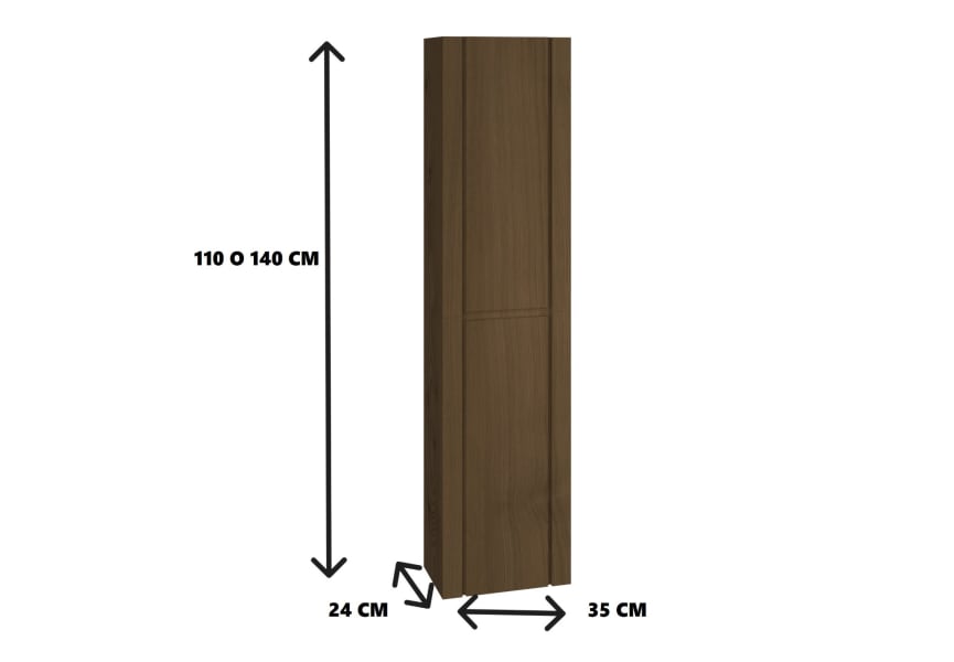 Columna de baño Laponia Bruntec croquis 5