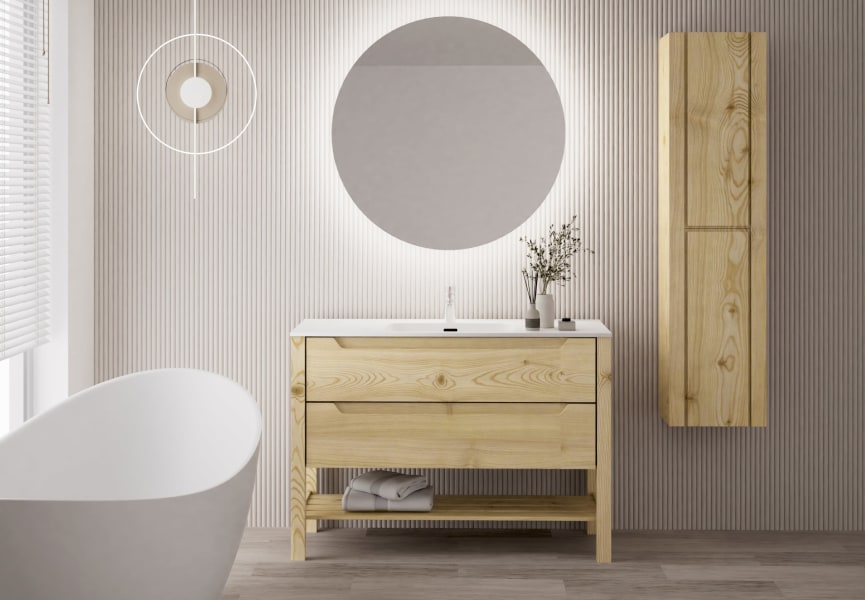 Columna de baño Laponia Bruntec ambiente 8