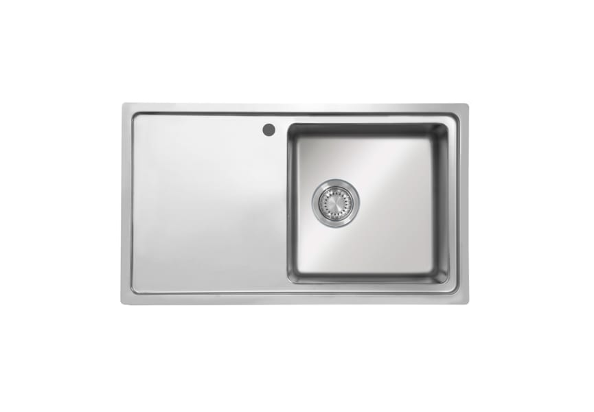 Fregadero de cocina con poza desplazada Luxor de Solfless principal 1