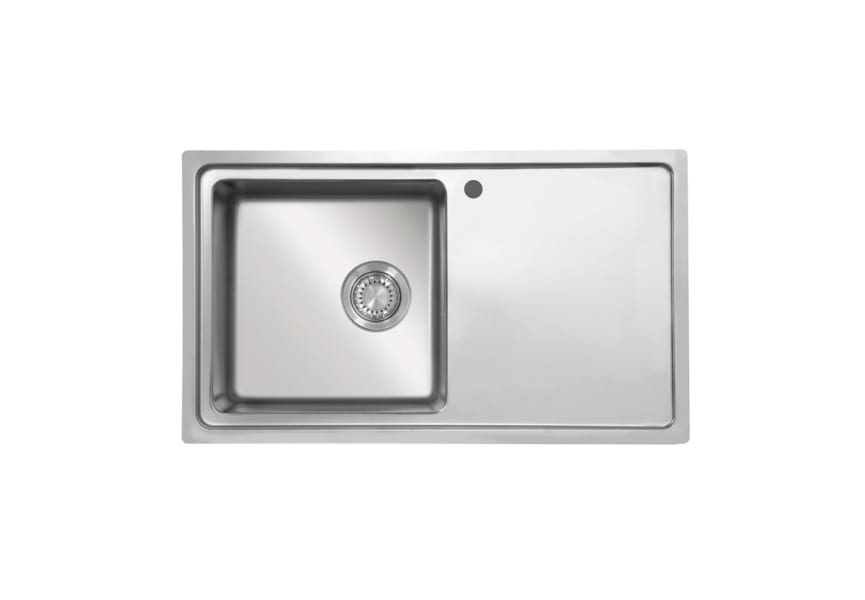 Fregadero de cocina con poza desplazada Luxor de Solfless principal 2