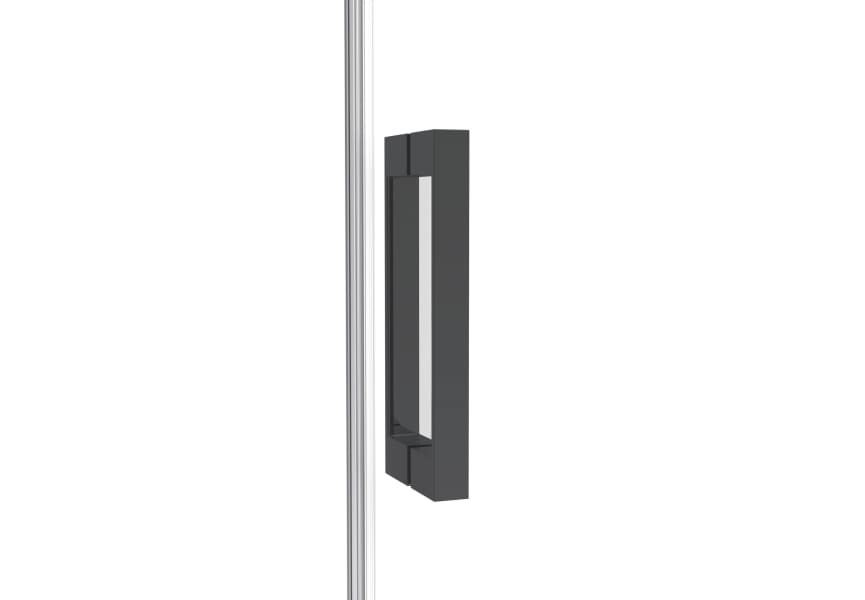 Mampara de ducha Twenty negro mate GME detalle 1