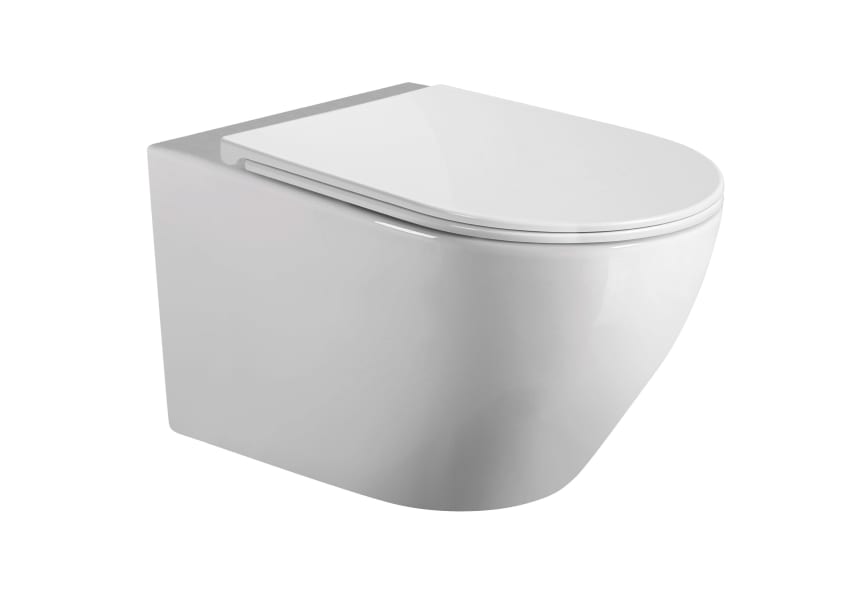 Pack inodoro suspendido + cisterna empotrada Lisboa Plus Bruntec + pulsador principal 1