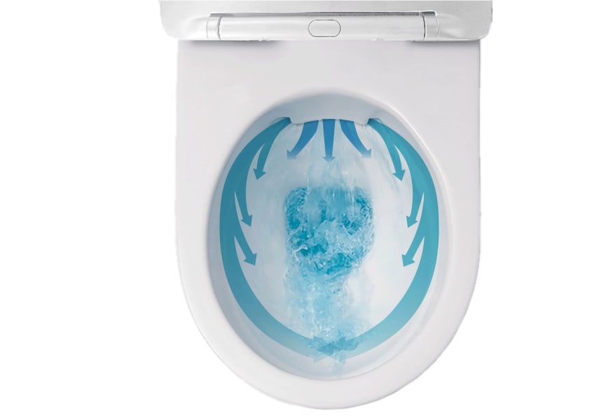 Pack inodoro suspendido + cisterna empotrada Lisboa Plus Bruntec + pulsador detalle 6