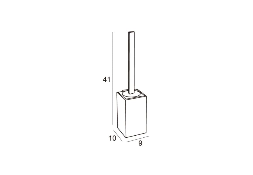 Escobillero de baño Natura 1900 Manillons Torrent croquis 2