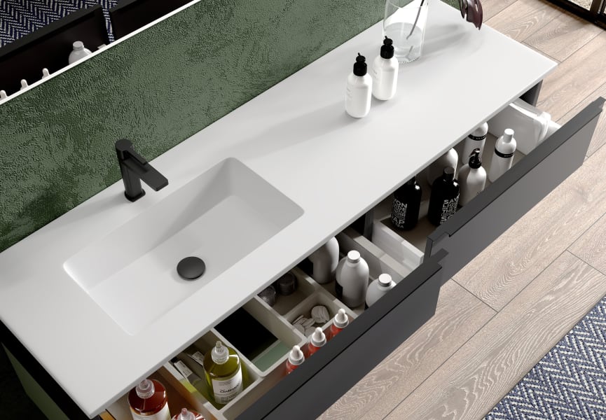 Lavabo encastrado Ambar Coycama ambiente 7