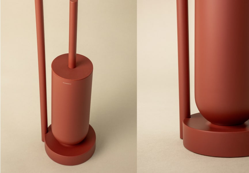 Escobillero portarrollos de pie Geyser Cosmic principal 5