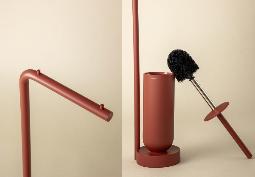 Escobillero portarrollos de pie Geyser Cosmic principal 6