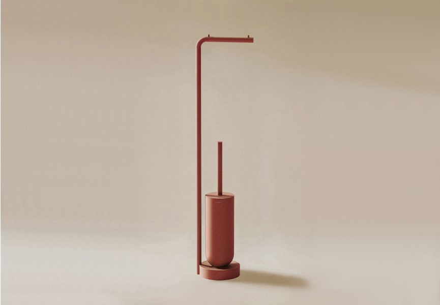 Escobillero portarrollos de pie Geyser Cosmic principal 4