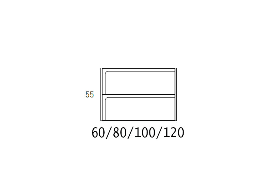 Mueble de baño Índico Visobath croquis 16