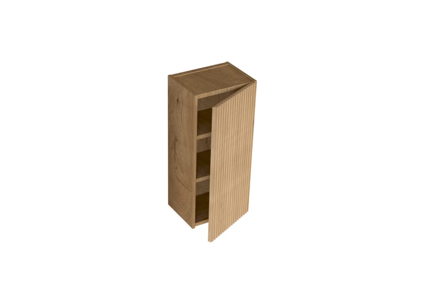 Colgar Alpes Bruntec 5 madera maciza ranurada detalle 2
