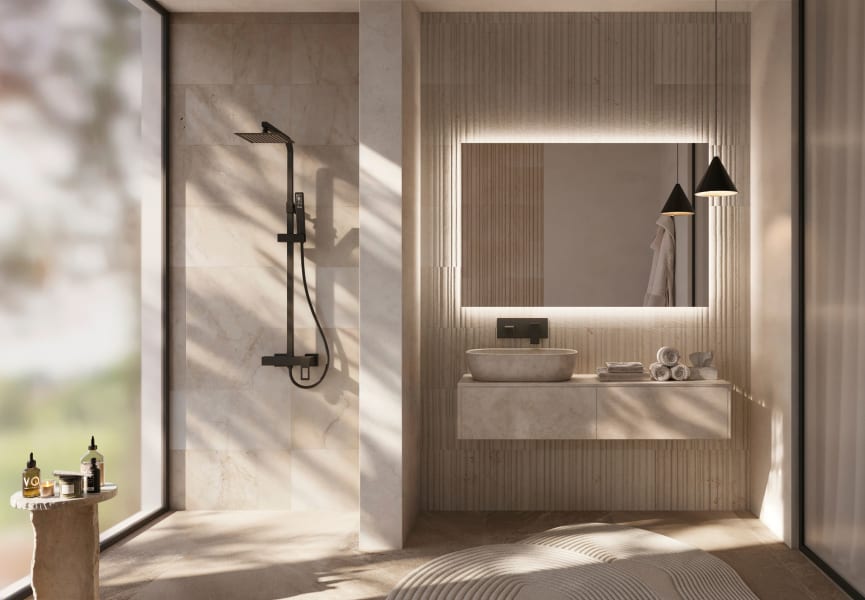 Espejo de baño con luz LED Suecia Ledimex ambiente 9