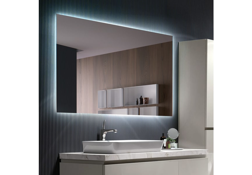 Espejo de baño con luz LED Suecia Ledimex principal 3
