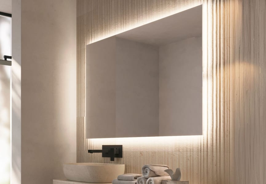 Espejo de baño con luz LED Suecia Ledimex principal 0