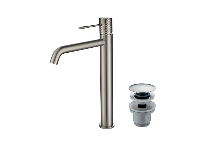 Pack Grifo de lavabo caño alto Génova Imex + Válvula click-clack principal 4