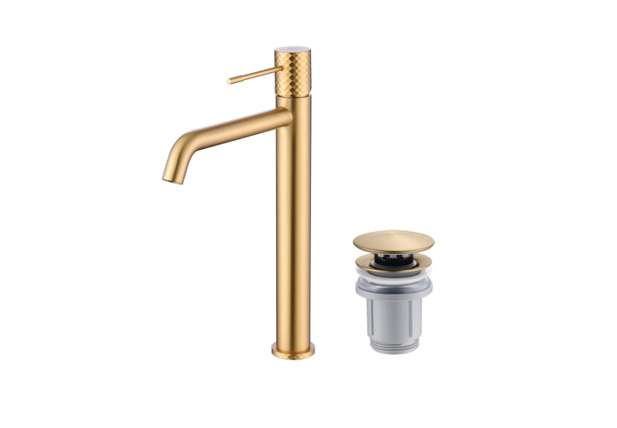 Pack Grifo de lavabo caño alto Génova Imex + Válvula click-clack principal 2