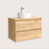 Mueble de baño lavabo sobre encimera