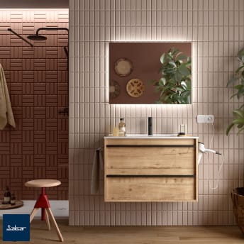 ▷ Mueble + lavabo integrado Salgar Optimus 800