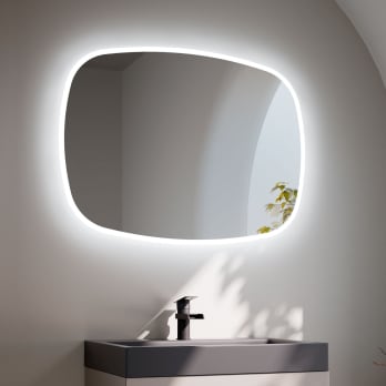 Espejo de baño con luz LED Selene de Bruntec