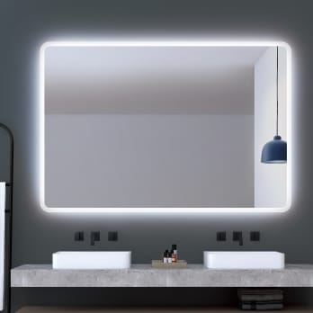 Espejo de baño con luz LED Praga Ledimex
