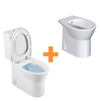 Pack inodoro + bidé Easy Unisan Sanindusa