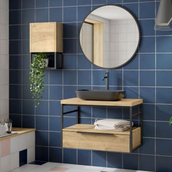 Mueble de baño con encimera Kirk Industrial Coycama
