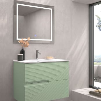 Conjunto mueble de baño Limo Bruntec colores