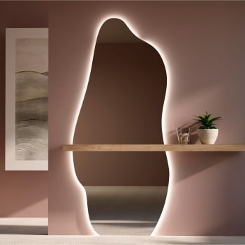 Espejo de baño con luz LED Nature Bruntec