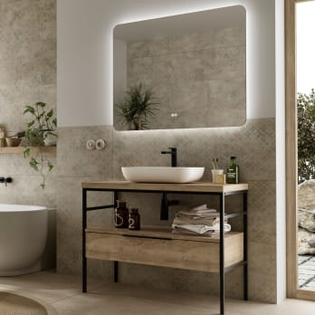 Mueble de baño con encimera Kirk Industrial Coycama