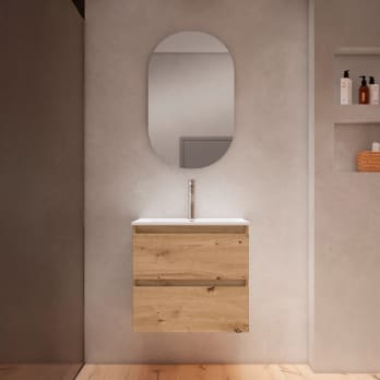 Conjunto mueble de baño fondo reducido 39.5 cm Nido Viso