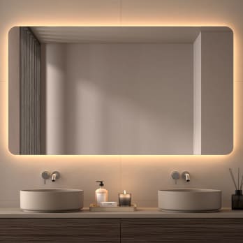 Espejo de baño LED Drako Bruntec
