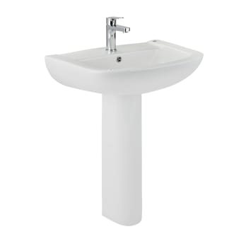 Lavabo con pedestal Strohm Teka Nexos