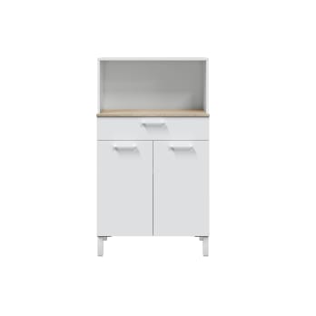 Auxiliar de cocina con encimera roble canadian Fast Bruntec