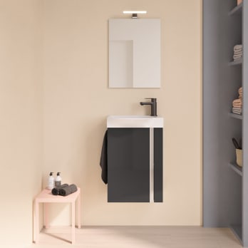 Conjunto completo mueble de baño fondo reducido 34 cm Elegance Royo