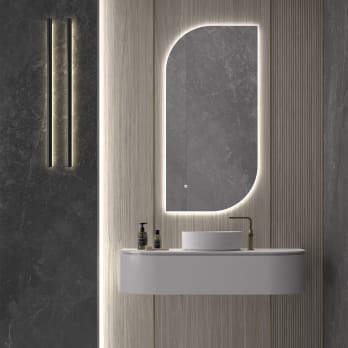 Espejo de baño con luz LED Lofoten de Eurobath